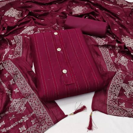 Gangour Nx 50070 Jacquard Non Catalog Dress Material
